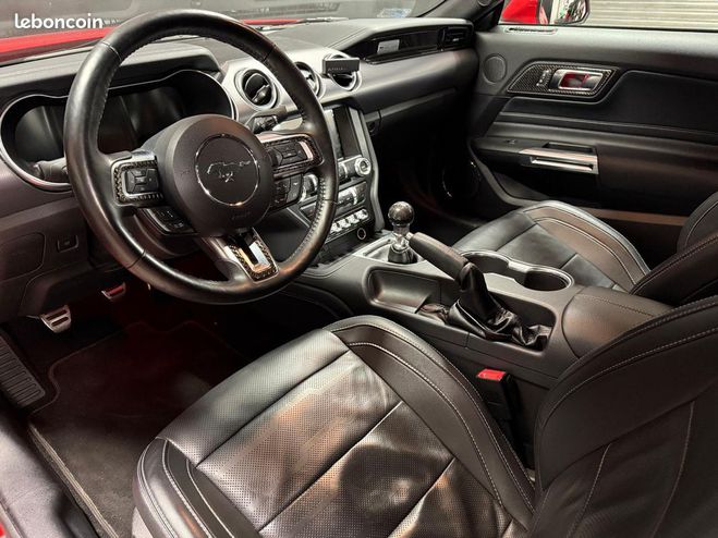 Ford Mustang GT V8 5.0 premire main rvise et garan Rouge de 2019