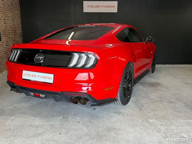 Ford Mustang GT V8 5.0 premire main rvise et garan Rouge de 2019