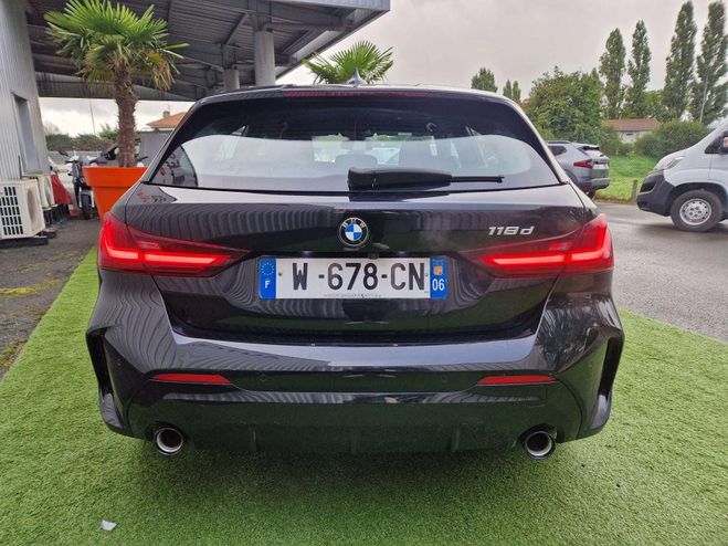 BMW Serie 1 - 2.0I 118d - 150 - BVA - M SPORT - CAME Noir mtallis de 2023