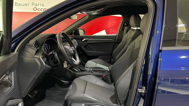Audi Q3 35 TFSI 150 ch S tronic 7 S line Bleu Navarre Mtallis de 2022