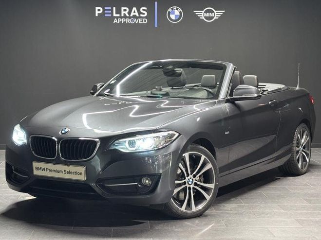 Cliquer pour voir la photo suivante BMW Serie 2 Cabriolet 228i 245ch Sport Mineralgrau de 2016
