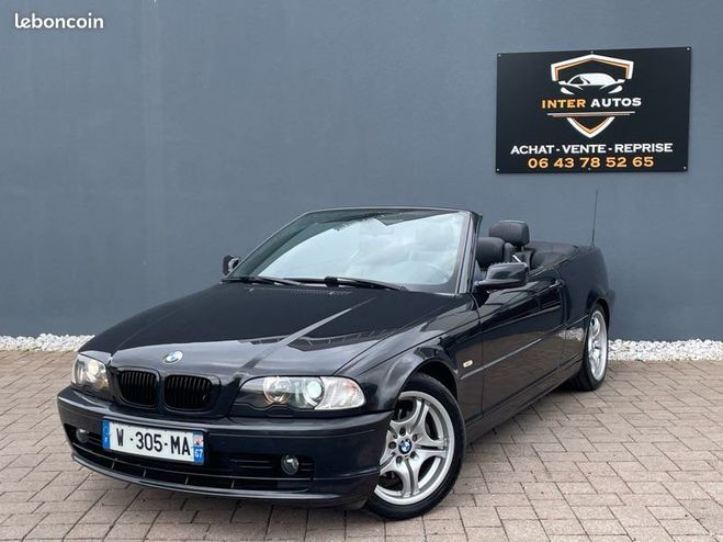 BMW Serie 3 325Ci cabriolet E46 Noir de 2000