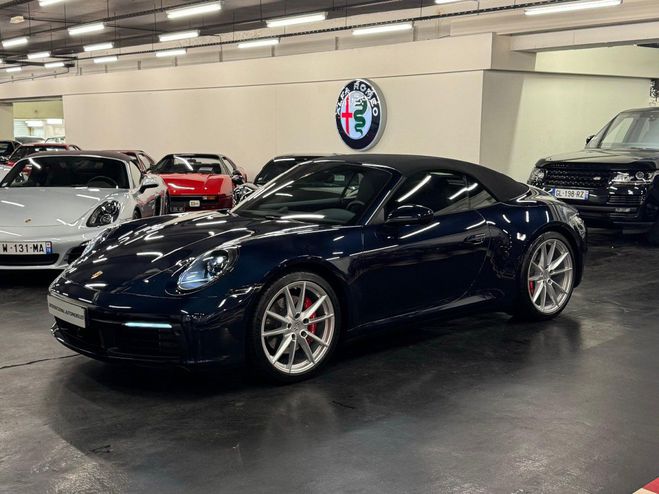 Porsche 911 (992) CABRIOLET 3.0 450 CARRERA S PDK BLEU de 2019