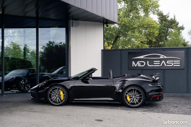 Porsche 911 TURBO CABRIOLET S 3.8i 650 PDK Leasing 1 Noir de 2020