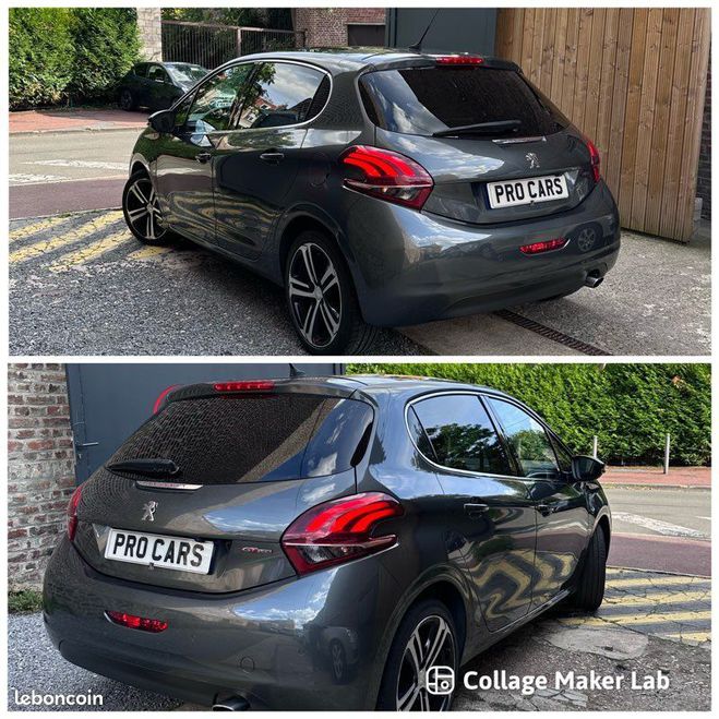 Peugeot 208 gt line Gris de 2016