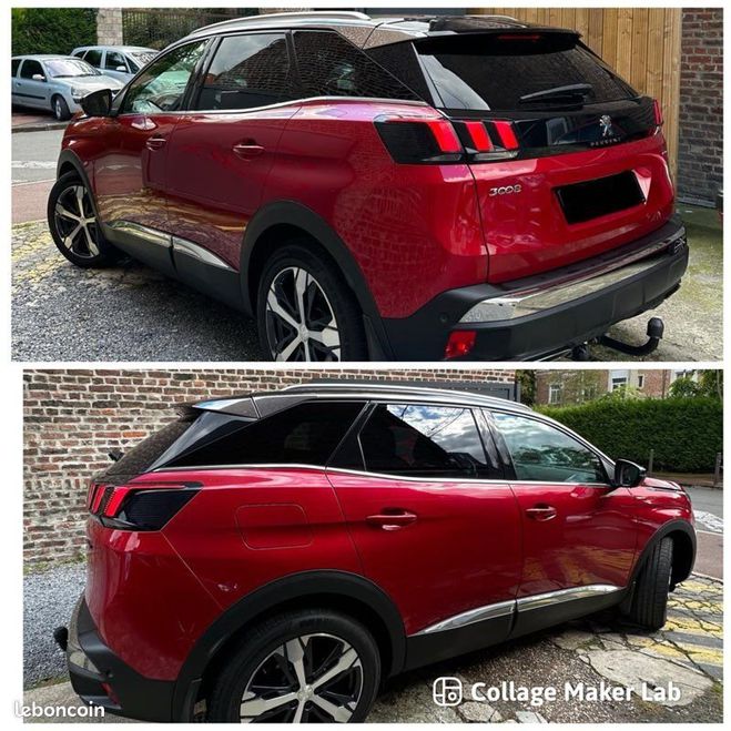 Peugeot 3008 gt line boite auto Rouge de 2018