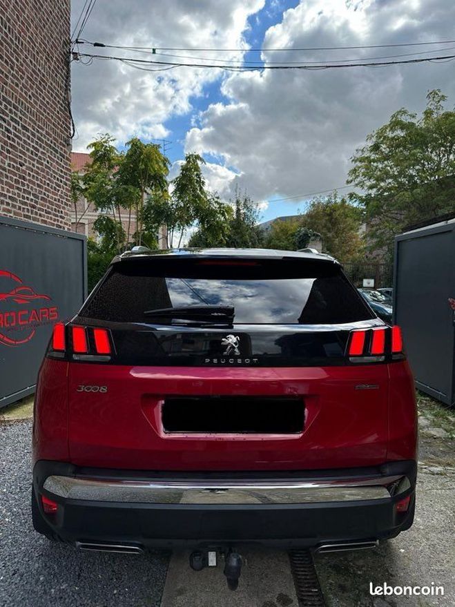 Peugeot 3008 gt line boite auto Rouge de 2018