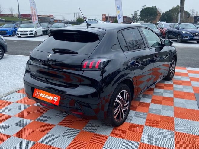 Peugeot 208 100 BV6 ALLURE GPS Camra Noir de 2022