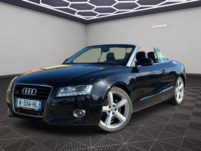 Cliquer pour voir la photo suivante Audi A5 CABRIOLET 3.0 V6 TDI 240 Quattro S-LINE Noir de 2010