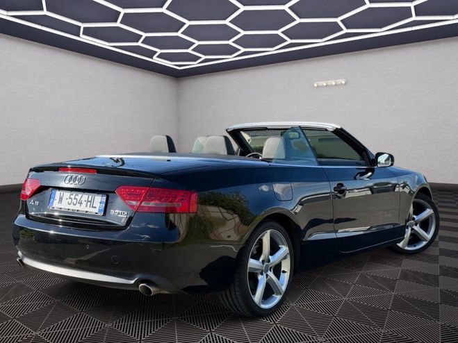 Audi A5 CABRIOLET 3.0 V6 TDI 240 Quattro S-LINE  Noir de 2010