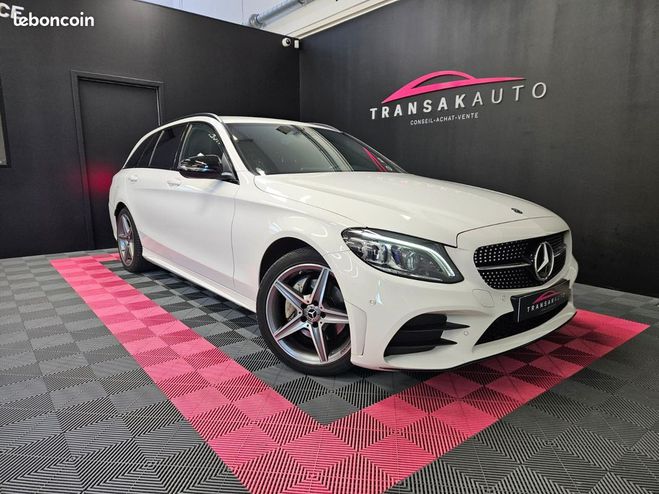 Cliquer pour voir la photo suivante Mercedes Classe C BREAK 220 d 9G-Tronic 4Matic AMG Line 19 Blanc de 2018