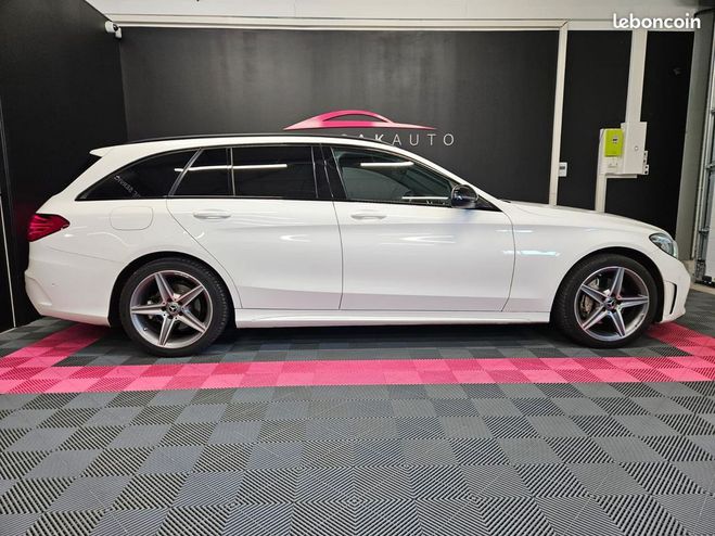 Mercedes Classe C BREAK 220 d 9G-Tronic 4Matic AMG Line 19 Blanc de 2018