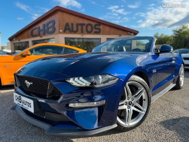 Ford Mustang v8 5.0 cabriolet phase 2 55th anniv bleu Bleu de 2019