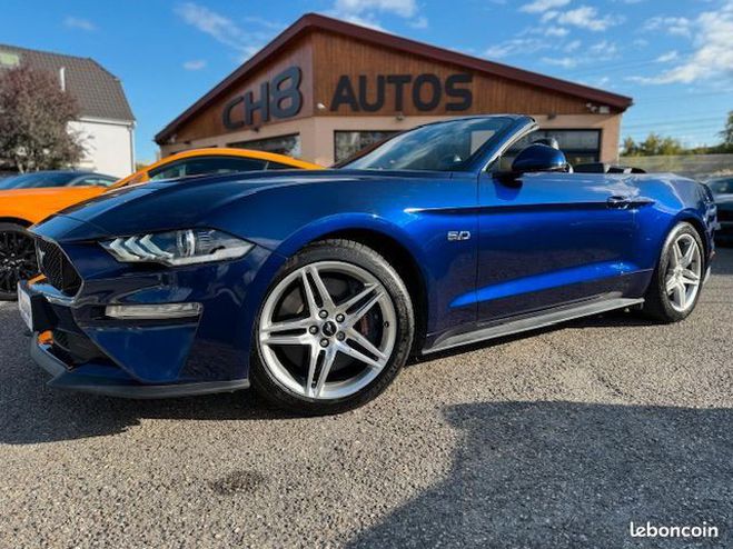 Ford Mustang v8 5.0 cabriolet phase 2 55th anniv bleu Bleu de 2019