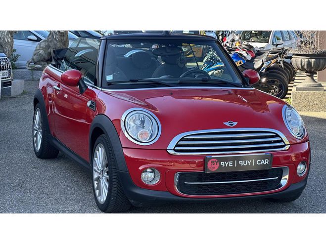 Mini Cabrio Cabriolet 1.6D 112 Cooper - GARANTIE 12  Rouge de 2014