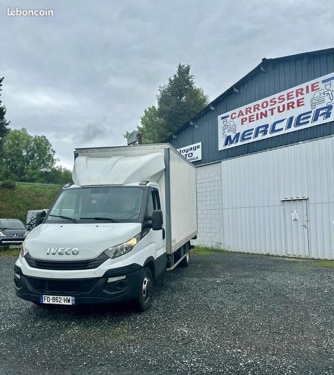 Iveco Daily Caisse 35-160C 2.3 Multijet 20m3 TVA Rc Blanc de 2019