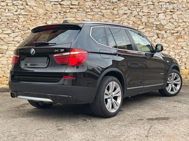 BMW X3 F25 20d xDrive 2.0 184 ch Noir de 2011