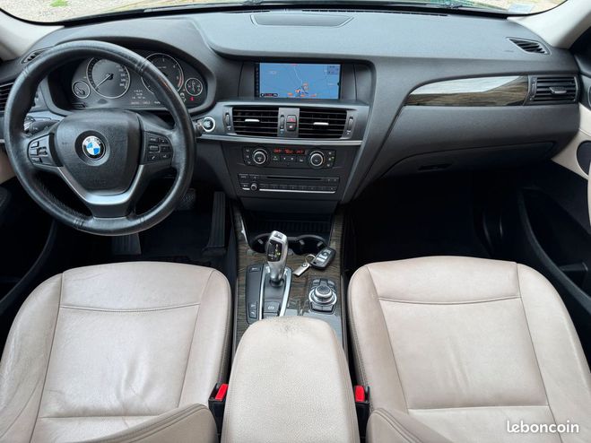 BMW X3 F25 20d xDrive 2.0 184 ch Noir de 2011