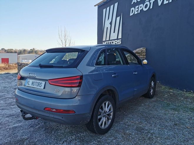 Audi Q3 2.0L TDI 177CH QUATTRO S-TRONIC Bleu de 2012
