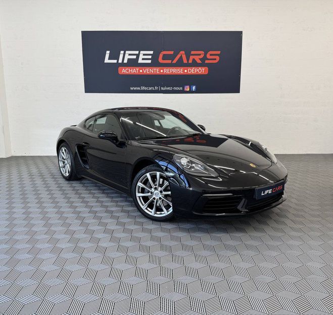 Porsche 718 Cayman 2.0 300ch boite manuelle chappem NOIR de 2017