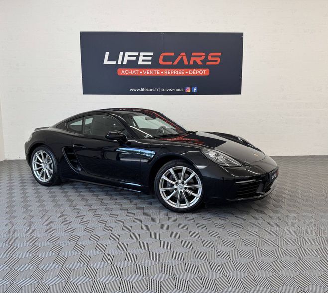 Porsche 718 Cayman 2.0 300ch boite manuelle chappem NOIR de 2017