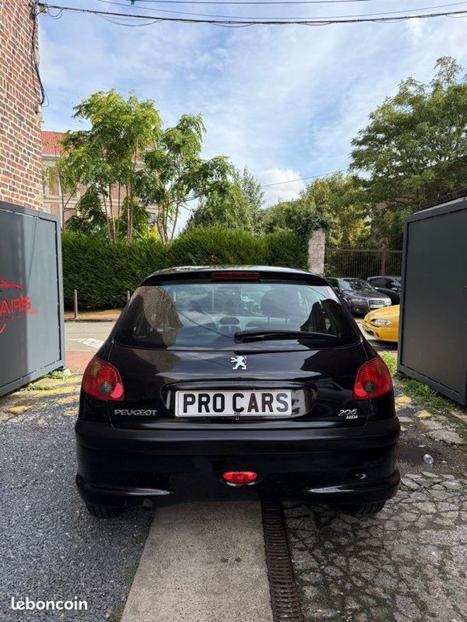 Peugeot 206 1,4hdi Noir de 2008