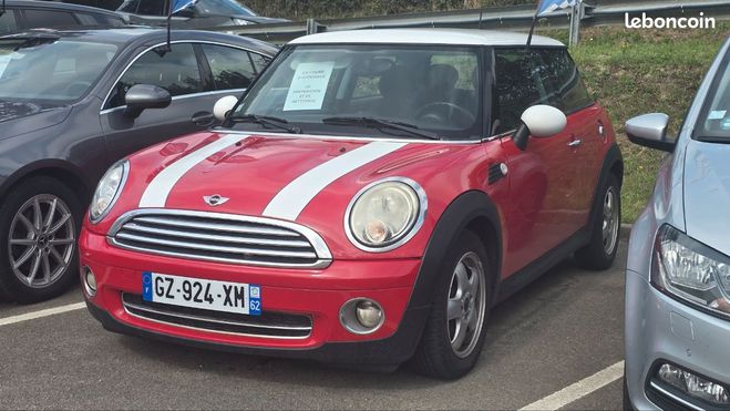Mini One COOPER 1.6i 120cv 101000kms Rouge de 2009