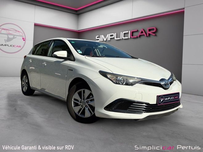 Toyota Auris RC18 Hybride 136h Tendance entretien lim Blanc de 2018