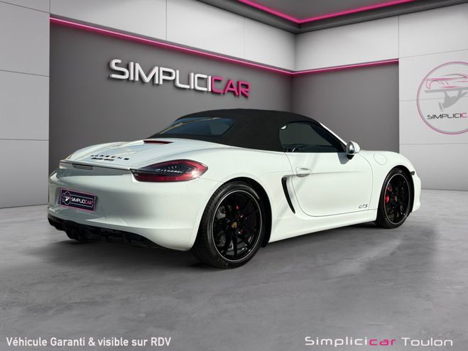 Porsche Boxster 981 3.4i GTS 330ch pdk full entretien pa Blanc de 2014