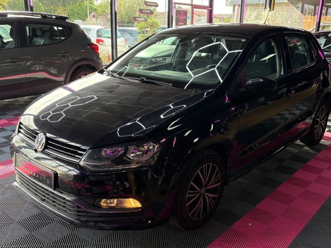 Volkswagen Polo 1.2 TSI 90 ch Allstar ~ Carplay ~ Rgula Noir de 2016