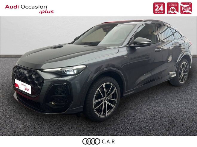 Cliquer pour voir la photo suivante Audi Q5 Sportback e-hybrid 299 ch S tronic 7 Qua Gris de 2025