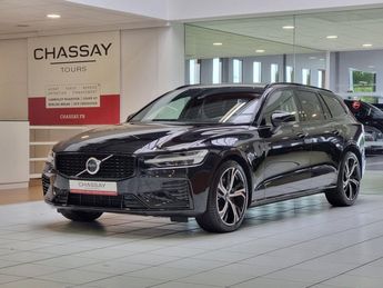 Voir détails -Volvo V60 II (2) T6 AWD HYBRIDE RECHARGEABLE 253 C à Tours (37)