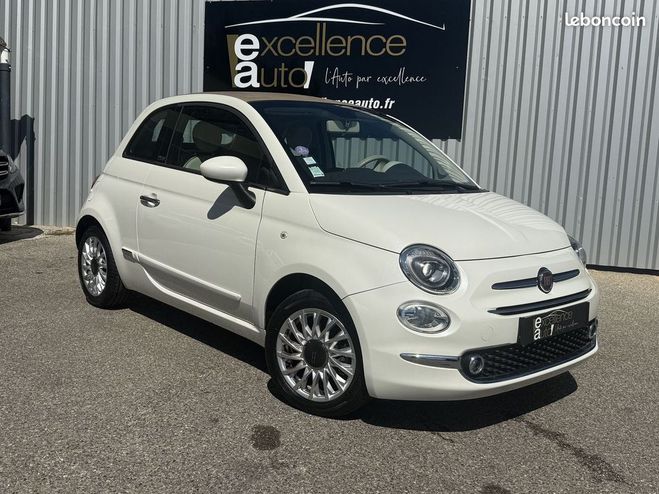 Fiat 500 C 1.2 8V 69CH LOUNGE Blanc de 2015