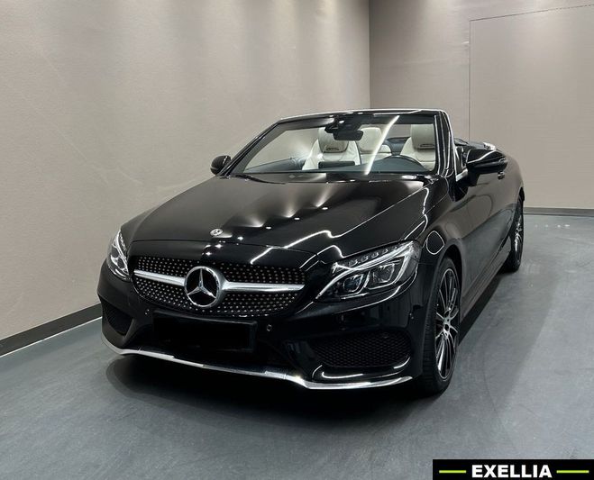 Cliquer pour voir la photo suivante Mercedes Classe C C400 Cabriolet 9G 4MATIC NOIR OBSIDIEN de 2018