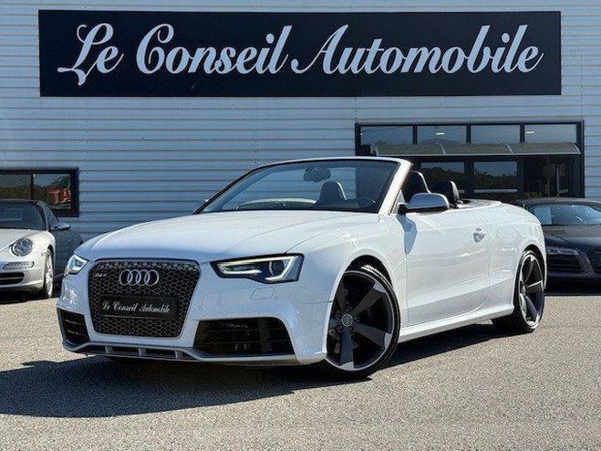 Audi RS5 CABRIOLET 4.2 V8 FSI 450CH QUATTRO S TRO Blanc de 2013
