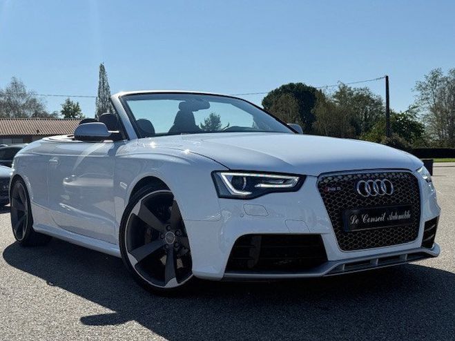 Audi RS5 CABRIOLET 4.2 V8 FSI 450CH QUATTRO S TRO Blanc de 2013