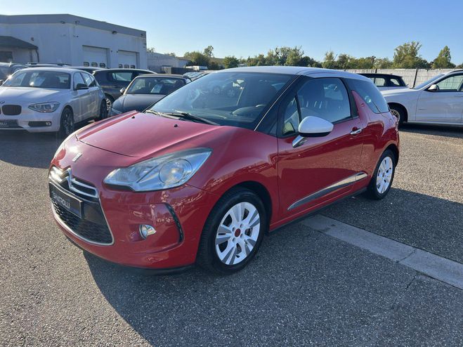 Citroen DS3 1.6 VTi 120ch So Chic 1erMain Clim Rgul ROUGE de 2013
