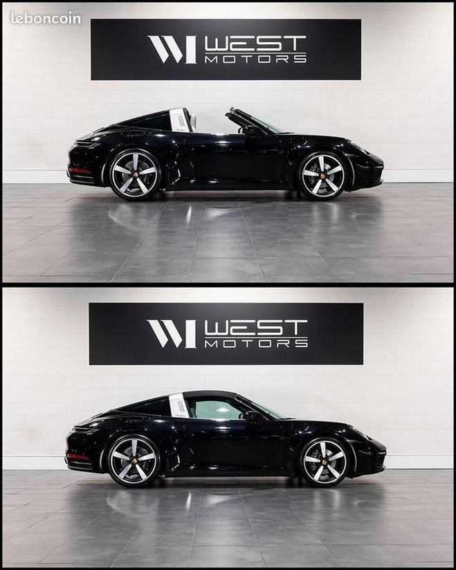 Porsche 911 992 Targa 3.0 385 PDK ? Immat France PDL Noir de 2021