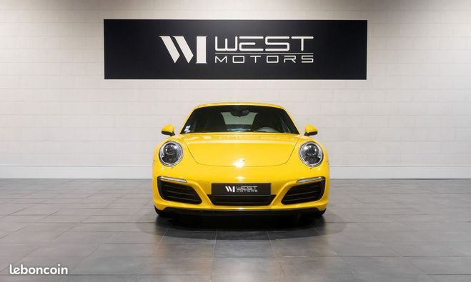 Porsche 911 991.2 Carrera 3.0 370 ? Immat France Ech Jaune de 2016