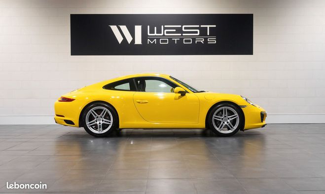 Porsche 911 991.2 Carrera 3.0 370 ? Immat France Ech Jaune de 2016