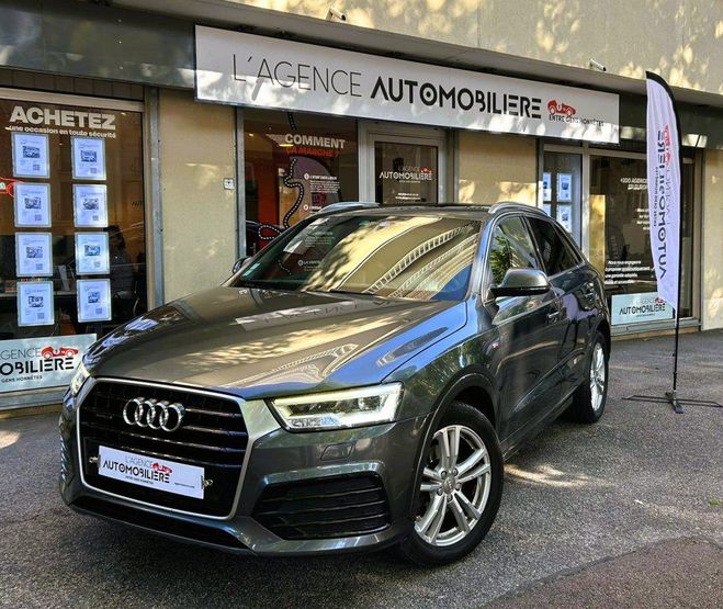 Audi Q3 2.0 TFSI 180 S LINE QUATTRO S TRONIC *TO Gris de 2017