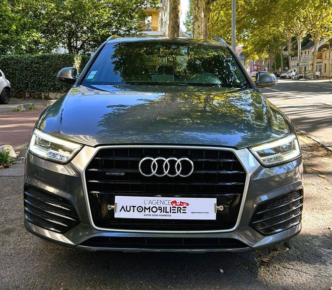Audi Q3 2.0 TFSI 180 S LINE QUATTRO S TRONIC *TO Gris de 2017