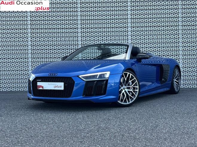 Cliquer pour voir la photo suivante Audi R8 Spyder V10 Plus 5.2 FSI 610 S tronic 7 Q Bleu de 2017