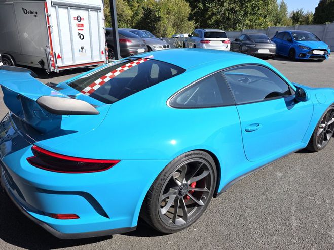 Porsche 911 991-2 GT3 4.0L 500CV Clubsport, pack chr BLEU MIAMI de 2018