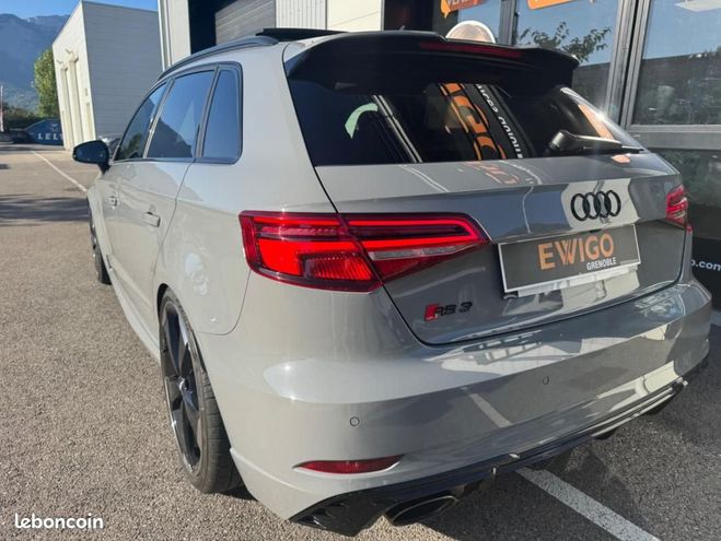 Audi RS3 SPORTBACK 2.5L TFSI 400CH QUATTRO TOIT O Gris de 2019