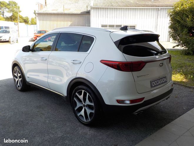 Kia Sportage 2.0 crdi 136 gt line 4wd Blanc de 2017