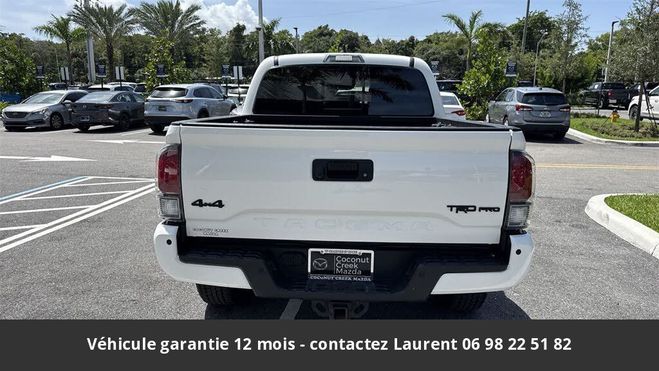 Toyota Tacoma trd sport double cab acces 4x4 tout comp Blanc de 2021