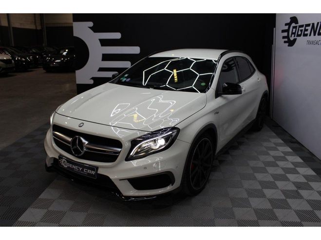 Mercedes Classe GLA 45 AMG 4-Matic Speedshift DCT 381 Suivi BLANC de 2016
