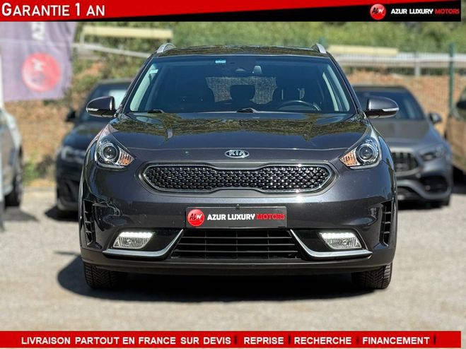 Kia Niro 1.6 GDi 105ch ISG + lectrique 43.5ch GRIS F de 2017