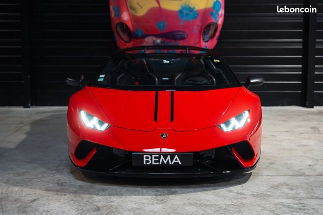 Lamborghini Huracan PERFORMANTE SPYDER LP 640 V10 5.2L | PPF Rouge de 2018